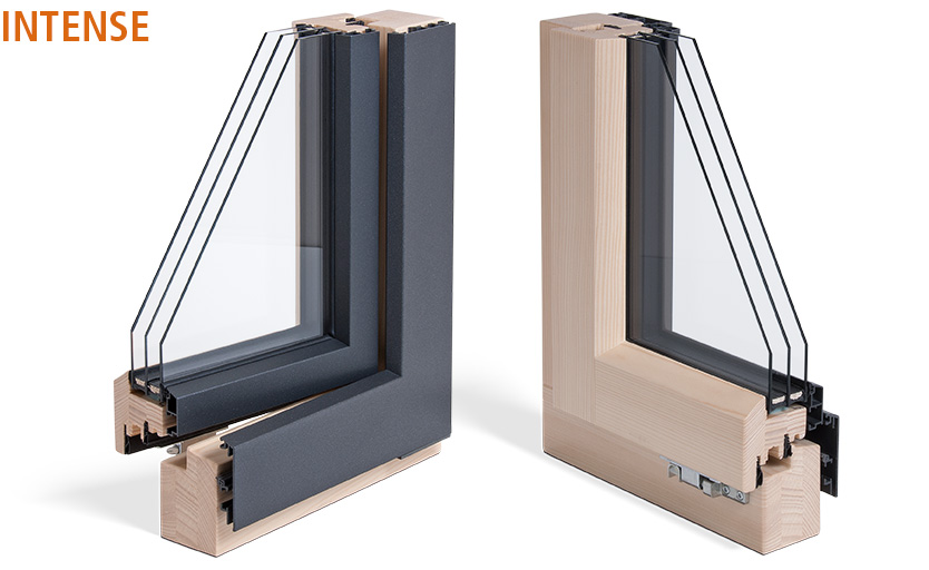  Intense – Holz-Aluminium Fenstersystem